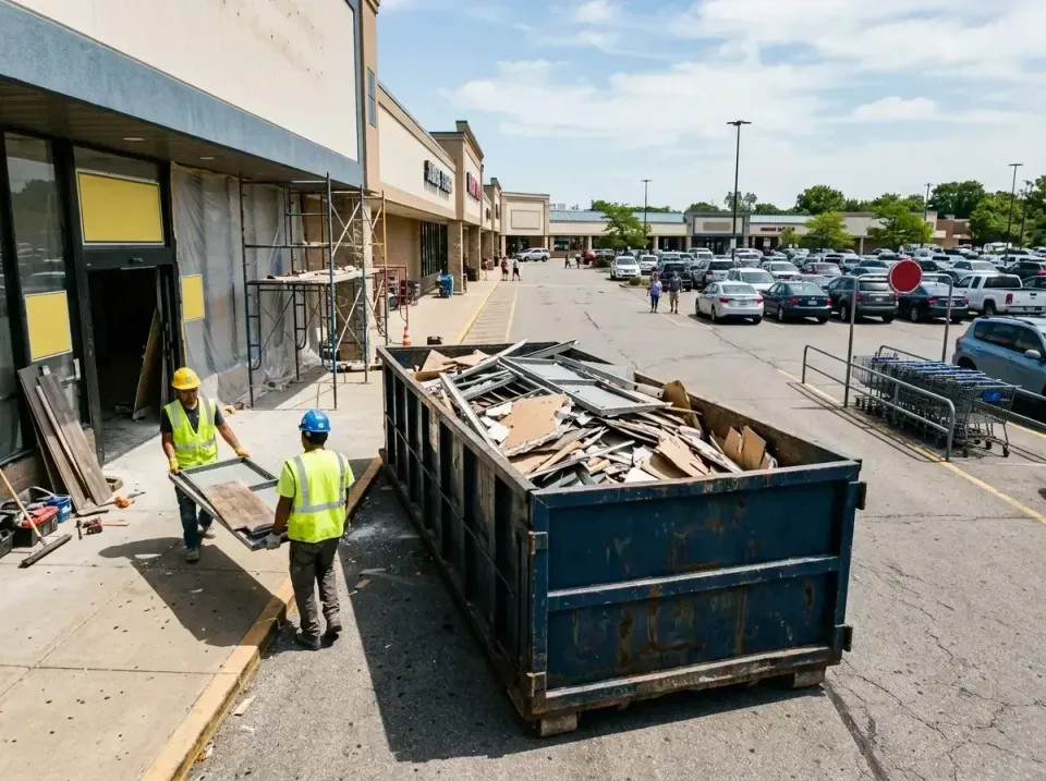 retail-store-renovation-debris-003 — frequently asked questions, Roll-off Dumpster Rentals in Winfield, IN